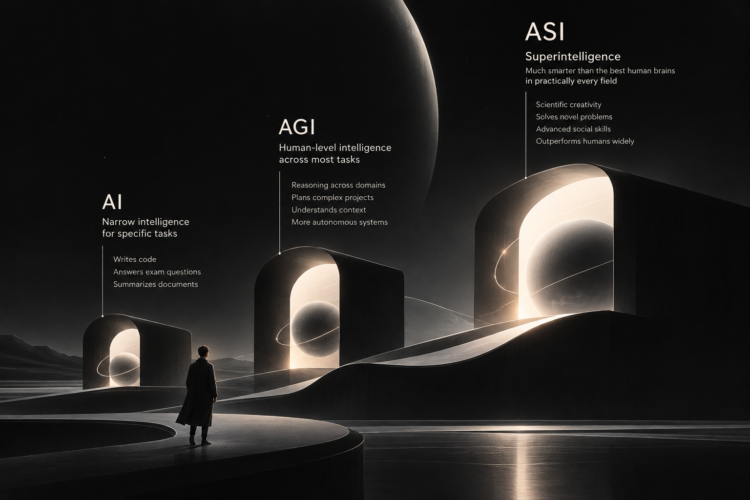 AI to ASI A Journey Through Intelligence