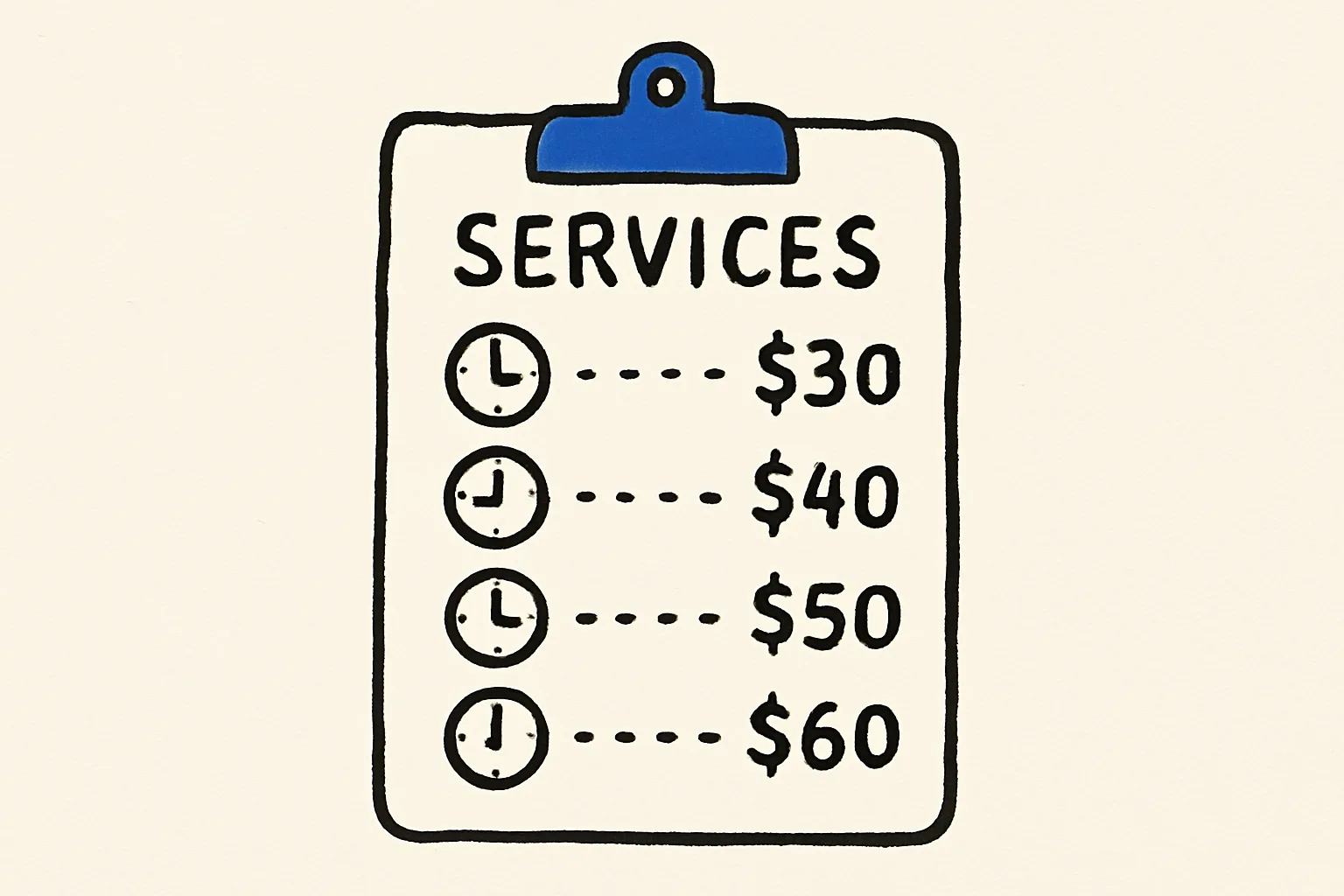 Step 1: Describe your services and rules